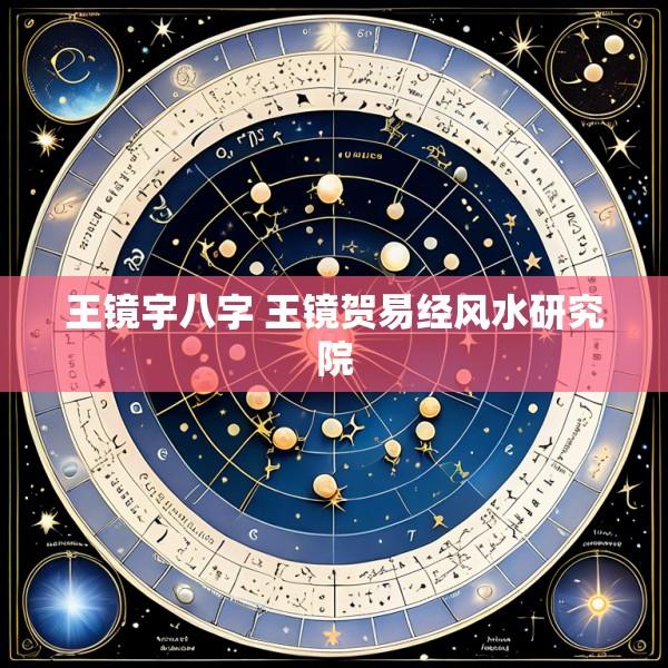 王镜宇八字 王镜贺易经风水研究院