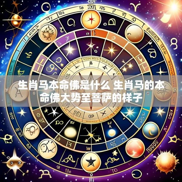 生肖马本命佛是什么 生肖马的本命佛大势至菩萨的样子