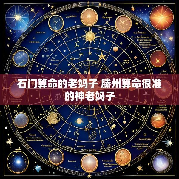 石门算命的老妈子 滕州算命很准的神老妈子