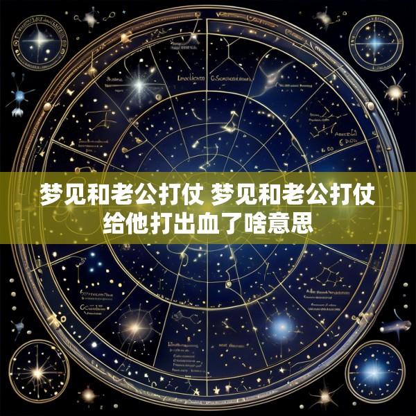 梦见和老公打仗 梦见和老公打仗给他打出血了啥意思