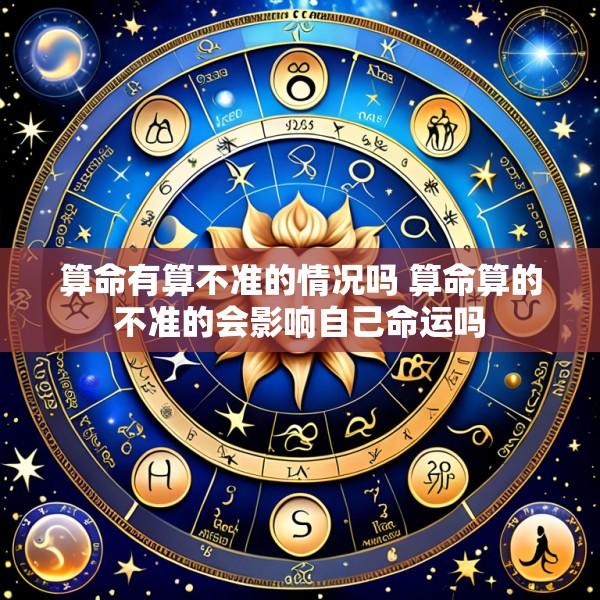 算命有算不准的情况吗 算命算的不准的会影响自己命运吗