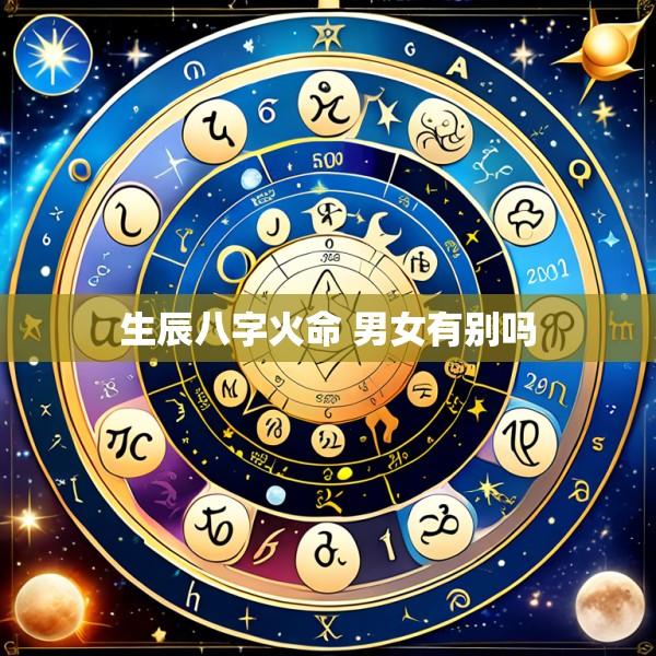 生辰八字火命 男女有别吗