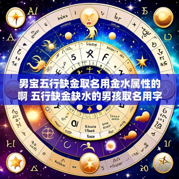 男宝五行缺金取名用金水属性的啊 五行缺金缺水的男孩取名用字有哪些
