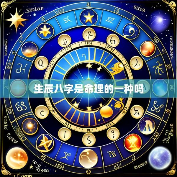 生辰八字是命理的一种吗