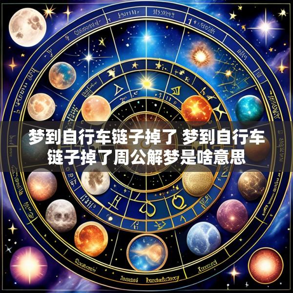 梦到自行车链子掉了 梦到自行车链子掉了周公解梦是啥意思