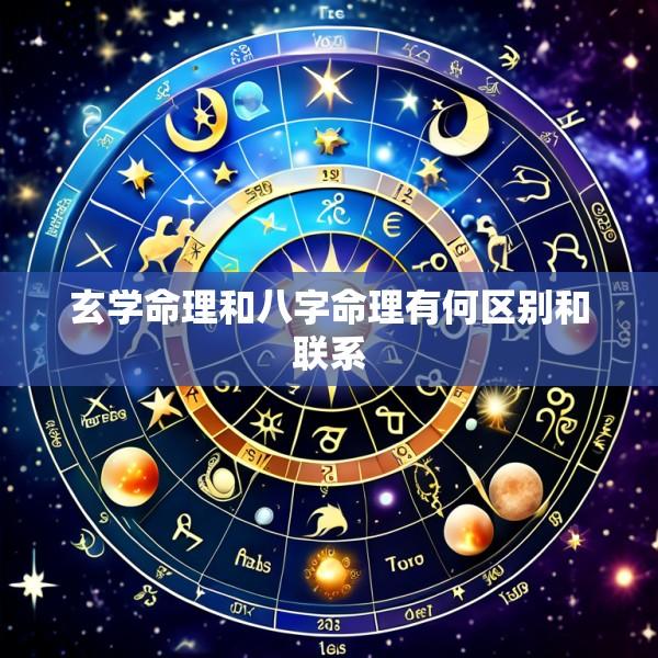玄学命理和八字命理有何区别和联系