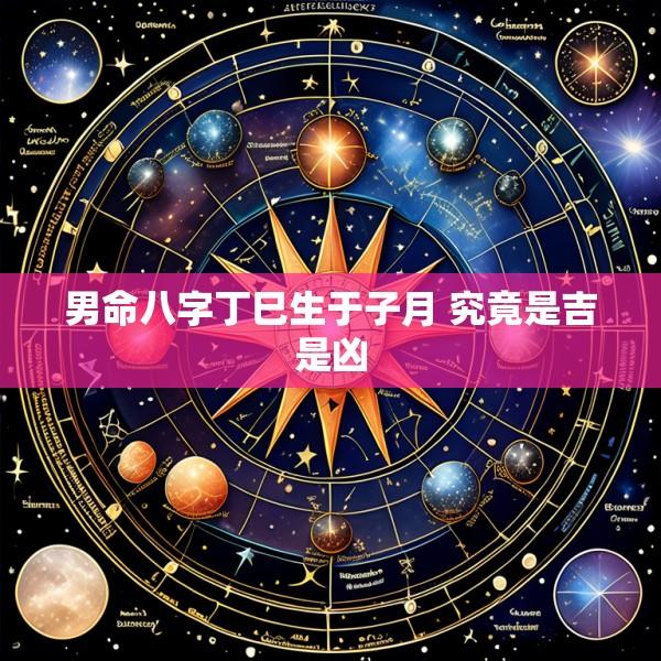 男命八字丁巳生于子月 究竟是吉是凶