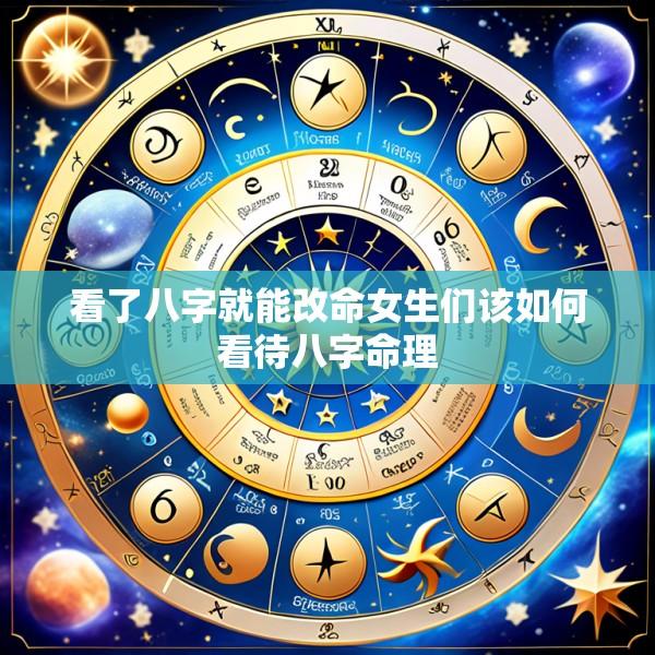 看了八字就能改命女生们该如何看待八字命理