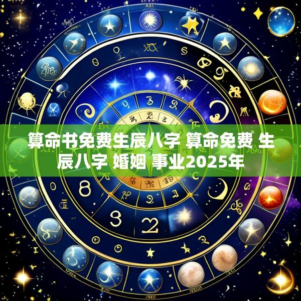 算命书免费生辰八字 算命免费 生辰八字 婚姻 事业2025年