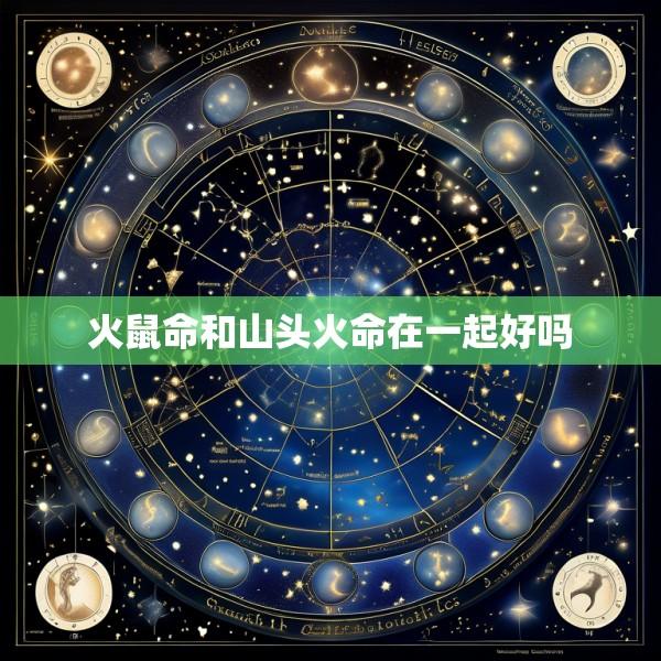 火鼠命和山头火命在一起好吗