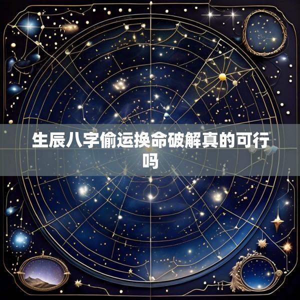生辰八字偷运换命破解真的可行吗
