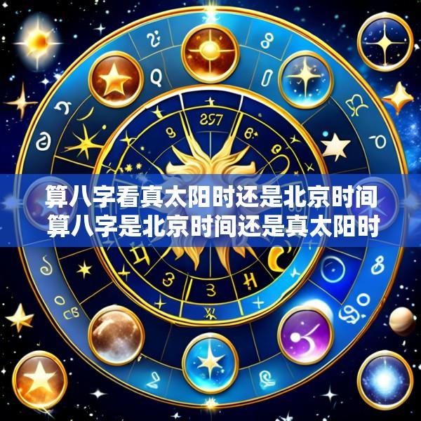 算八字看真太阳时还是北京时间 算八字是北京时间还是真太阳时间准确