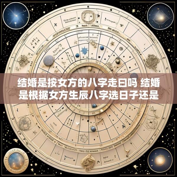 结婚是按女方的八字走曰吗 结婚是根据女方生辰八字选日子还是男方