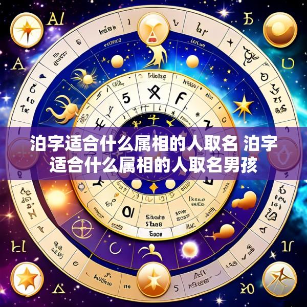 泊字适合什么属相的人取名 泊字适合什么属相的人取名男孩