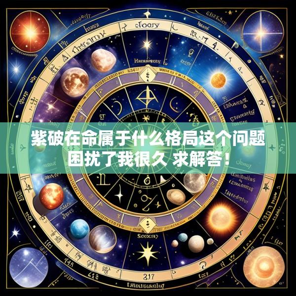 紫破在命属于什么格局这个问题困扰了我很久 求解答！