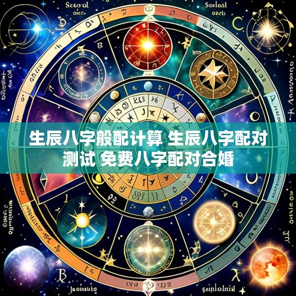 生辰八字般配计算 生辰八字配对测试 免费八字配对合婚