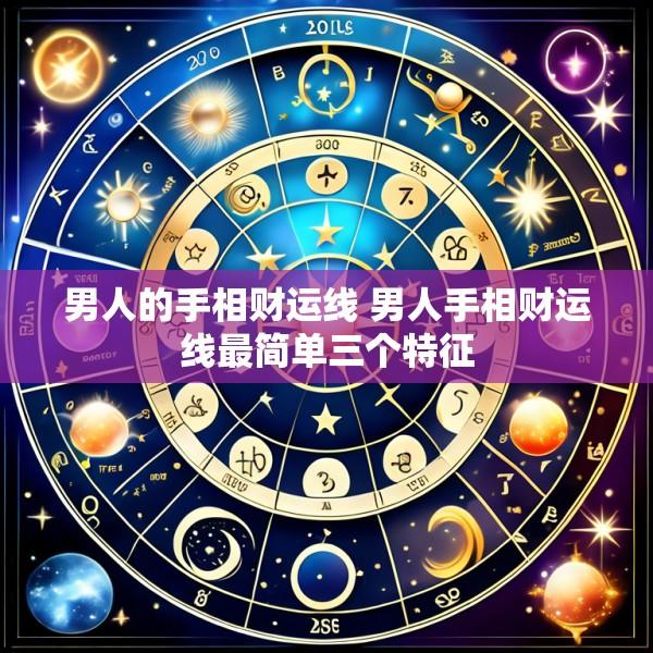 男人的手相财运线 男人手相财运线最简单三个特征