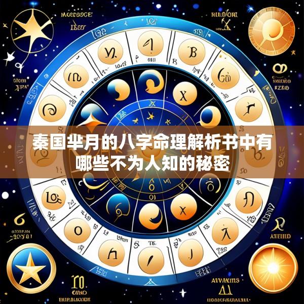 秦国芈月的八字命理解析书中有哪些不为人知的秘密