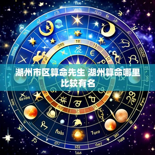 湖州市区算命先生 湖州算命哪里比较有名