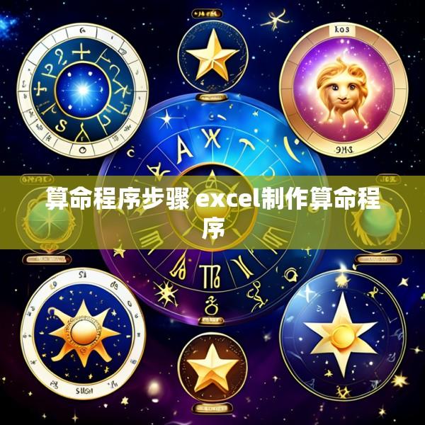 算命程序步骤 excel制作算命程序