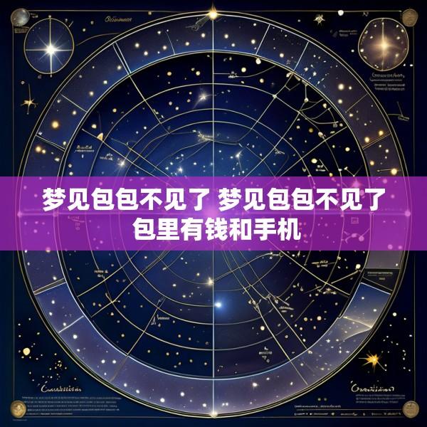 梦见包包不见了 梦见包包不见了 包里有钱和手机