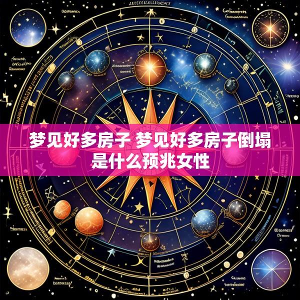 梦见好多房子 梦见好多房子倒塌是什么预兆女性