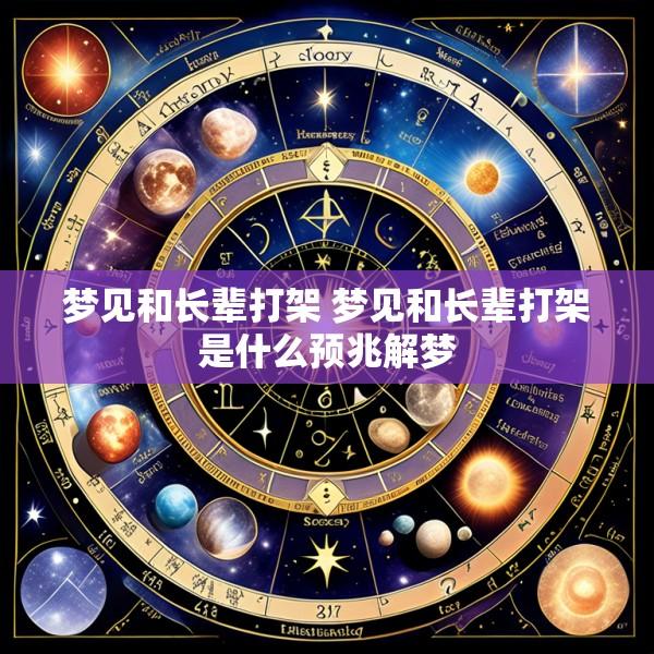 梦见和长辈打架 梦见和长辈打架是什么预兆解梦
