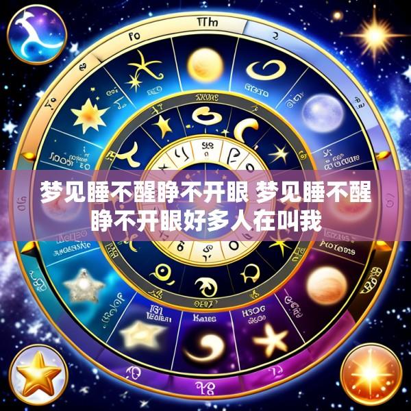 梦见睡不醒睁不开眼 梦见睡不醒睁不开眼好多人在叫我