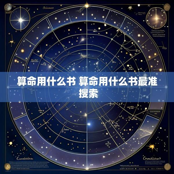 算命用什么书 算命用什么书最准 搜索