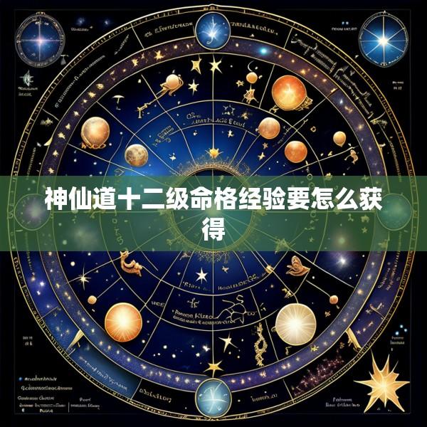 神仙道十二级命格经验要怎么获得