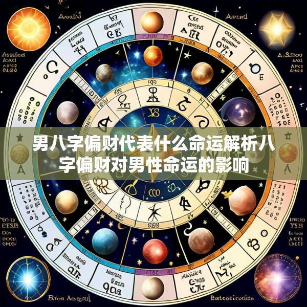 男八字偏财代表什么命运解析八字偏财对男性命运的影响