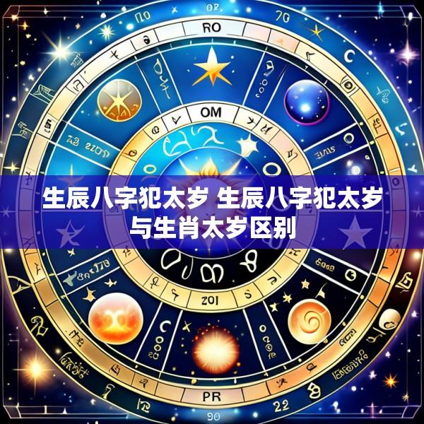 生辰八字犯太岁 生辰八字犯太岁与生肖太岁区别