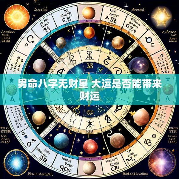 男命八字无财星 大运是否能带来财运