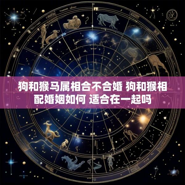 狗和猴马属相合不合婚 狗和猴相配婚姻如何 适合在一起吗