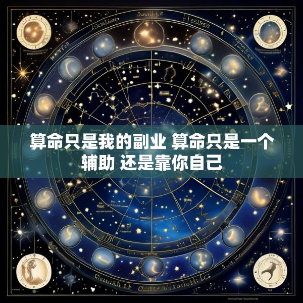 算命只是我的副业 算命只是一个辅助 还是靠你自己