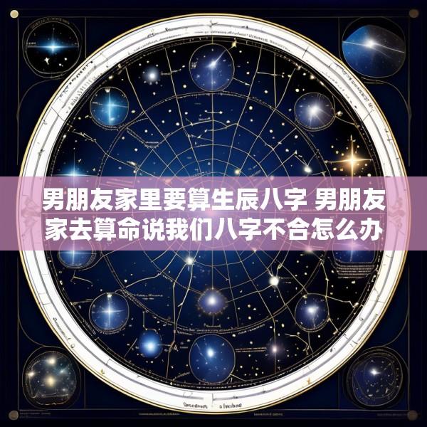 男朋友家里要算生辰八字 男朋友家去算命说我们八字不合怎么办