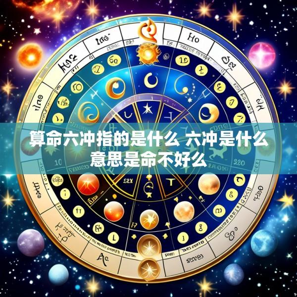 算命六冲指的是什么 六冲是什么意思是命不好么