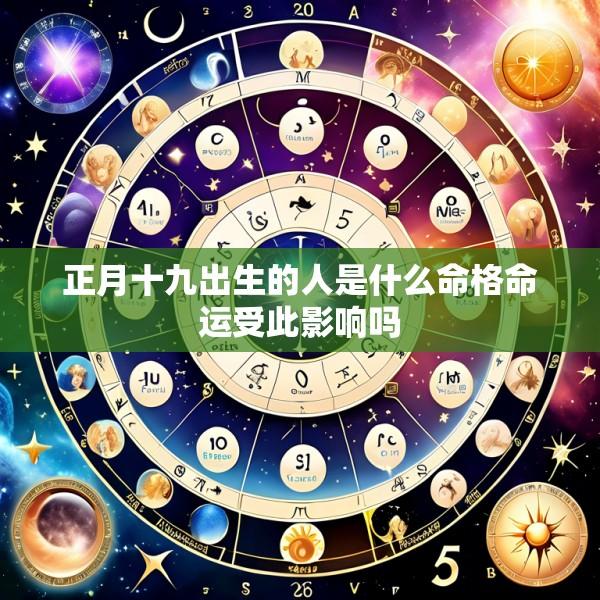 正月十九出生的人是什么命格命运受此影响吗