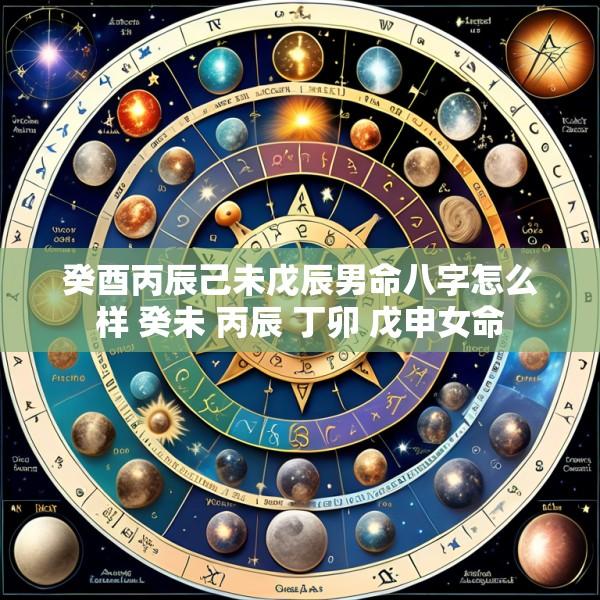 癸酉丙辰己未戊辰男命八字怎么样 癸未 丙辰 丁卯 戊申女命