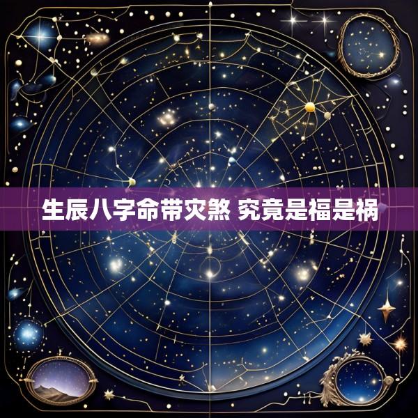 生辰八字命带灾煞 究竟是福是祸