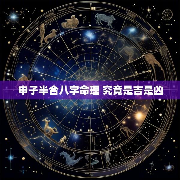 申子半合八字命理 究竟是吉是凶
