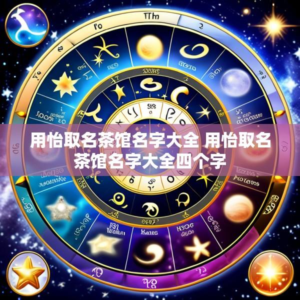 用怡取名茶馆名字大全 用怡取名茶馆名字大全四个字