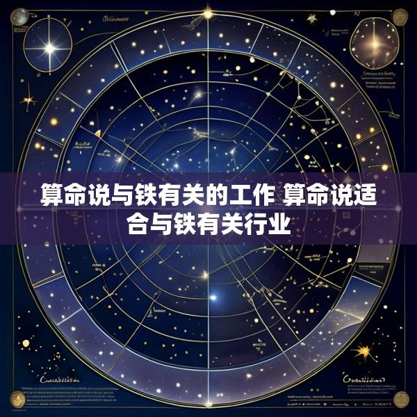 算命说与铁有关的工作 算命说适合与铁有关行业
