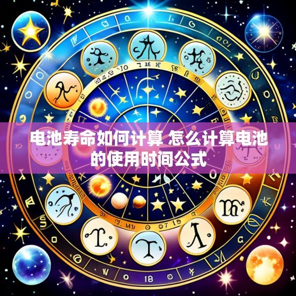 电池寿命如何计算 怎么计算电池的使用时间公式