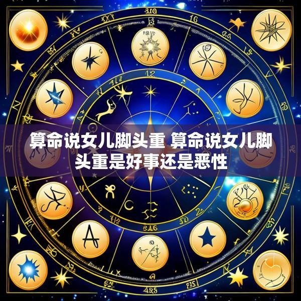 算命说女儿脚头重 算命说女儿脚头重是好事还是恶性