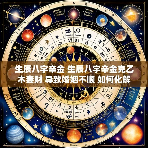 生辰八字辛金 生辰八字辛金克乙木妻财 导致婚姻不顺 如何化解