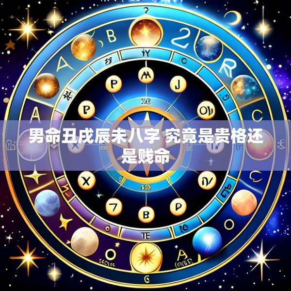 男命丑戌辰未八字 究竟是贵格还是贱命