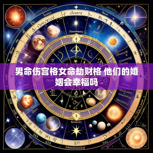 男命伤宫格女命劫财格 他们的婚姻会幸福吗
