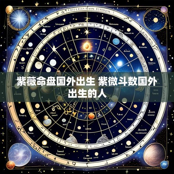 紫薇命盘国外出生 紫微斗数国外出生的人