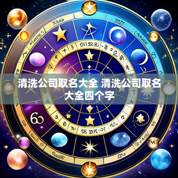 清洗公司取名大全 清洗公司取名大全四个字